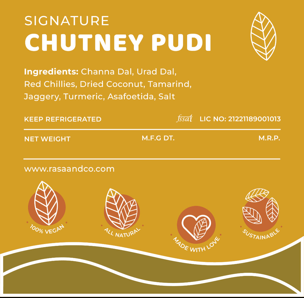 Signature Chutney Pudi